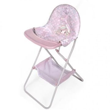 Chaise haute pour poupée - Decuevas Toys - 53241 - Pliable - Collection Ocean Fantasy - Design océanique