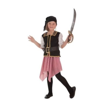 Déguisement Boucanière Rayures - Disfrazzes - Fille - Set Pirate - Intérieur