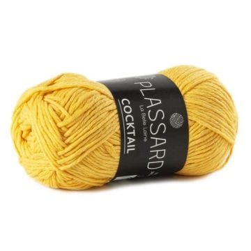 Fil d'été recyclé - PLASSARD - Cocktail Jaune 41 - Coton et polyester
