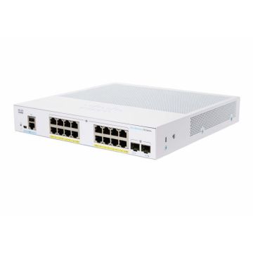CISCO CBS250 Smart 16-port GE PoE, 2x CBS250 SMART 16-PORT GE POE 2X1G SFP