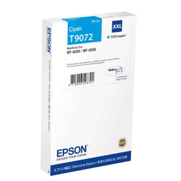 Cartouche d'encre - EPSON - T9072 - Cyan - Rendement 7000 pages