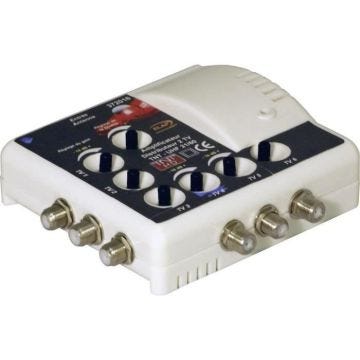 Amplificateur TNT UHF Elap 4G 1 entrée 6 sorties - 24 dB - Marque ELAP