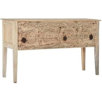 Console - HOME ESPRIT - Bois de manguier - 150 x 40 x 75 cm - Multicolore - Meuble d'entrée
