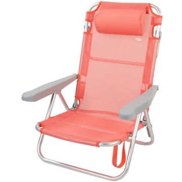 Aktive - 62628 - Chaise PLEG ALU 5 POS 48 x 45,5 x 84 cm COJIN+ASA-TEXTILENO-FLAm