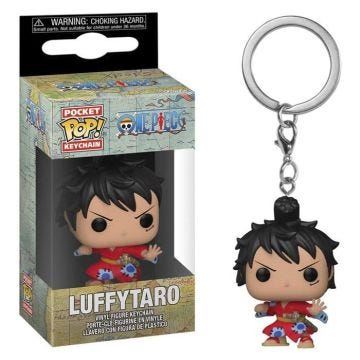 Funko Pocket Pop! Keychain: One Piece - Luffy en kimono - FUNKO - Multicolore/Gris