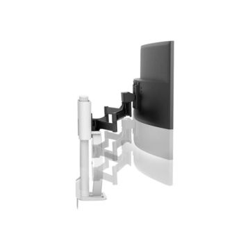 Support Ergotron TRACE pour écran LCD - blanc - Hauteur réglable