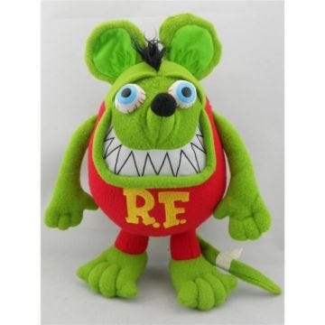 Peluche - FUNKO - Rat Fink - Verte et Rouge - Grand Modèle - Collection