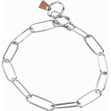 Herm Sprenger Collier de dressage professionnel à maillons longs en acier inoxydable pour chiens de petite, moyenne et grande