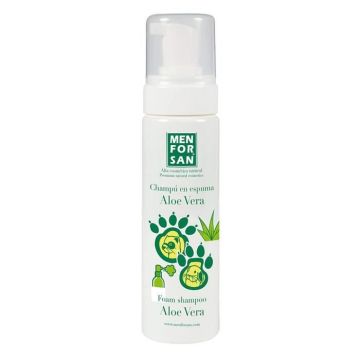 Menforsan Shampooing Mousse à l'Aloe Vera pour Rongeur/Furet 200 ML - 54139MFR063