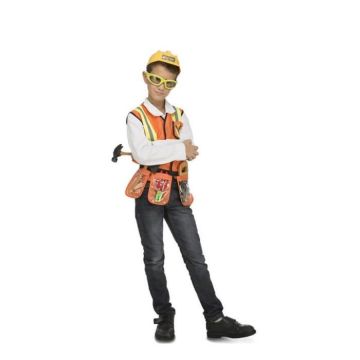 Déguisement Constructeur - Yo Quiero Ser - Pour Enfant de 3 ans et plus - Gilet, Casque, Lunettes et Outils