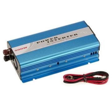 Convertisseur de Tension 12V en entrée vers 220V avec onde PUR SINUS. Puissance continue 500 WATTS, puissance en crête 1000W
