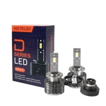 2 AMPOULES LED D4S 6000K 35W 45V 8400 LUMENS