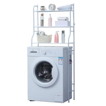Etagère de rangement à 3 niveaux pour la machine à laver Blanc Herzberg HG03565