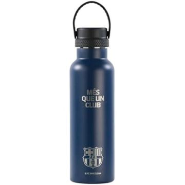 Bouteille isotherme - SAFTA - F.C. BARCELONA - Acier inoxydable - Double isolation - 12h de chaleur