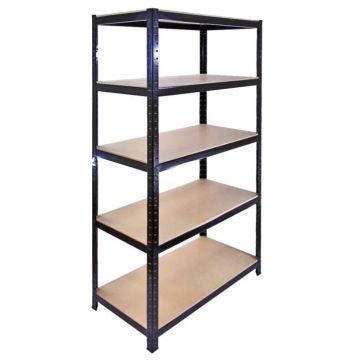 Etagères de Rangement T-Rax Noires 90cm x 45cm x 180cm