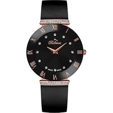 Montre Femme - BELLEVUE - E.102 - Quartz - Bracelet en tissu - Résistance à l'eau 5 ATM