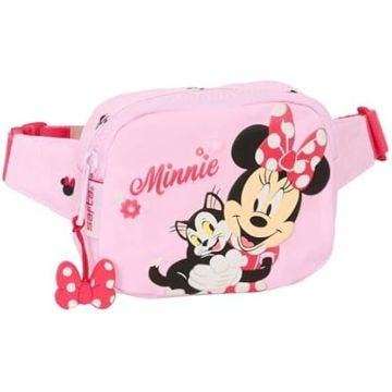 Sac Banane - SAFTA - Minnie Mouse Naive - Rose - Confortable - Zippée