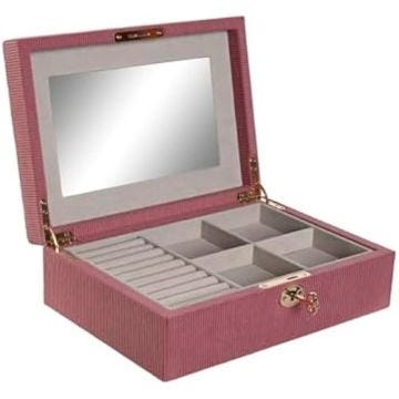 Boîte à bijoux - HOME ESPRIT - Multicolore - 27 x 19 x 9 cm - Mixte - Adulte