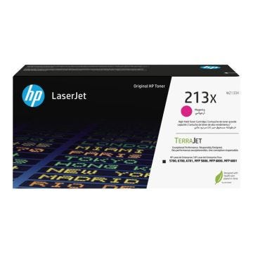 Toner Laserjet HP 213X Authentique Grande capacité Magenta - Pour équipes commerciales et départements