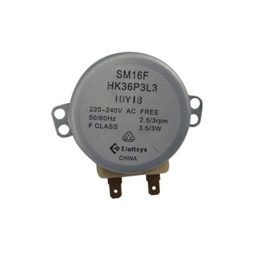 MOTEUR MICRO ONDES 795210596 MOTEUR PLATEAU 220-240V 2.5/3R.P.M 3.5/3