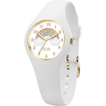 Ice-Watch - ICE fantasia Rainbow white - Montre blanche pour fille avec bracelet en silicone - 018423 (Extra small)