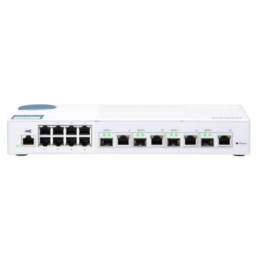 Commutateur - QNAP - QSW-M408-4C - Géré - 8 x 10/100/1000 - 4 x 10G SFP+