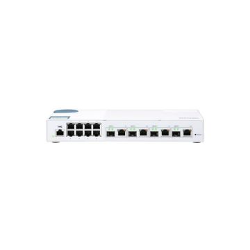 Commutateur - QNAP - QSW-M408-4C - Géré - 8 x 10/100/1000 - 4 x 10G SFP+