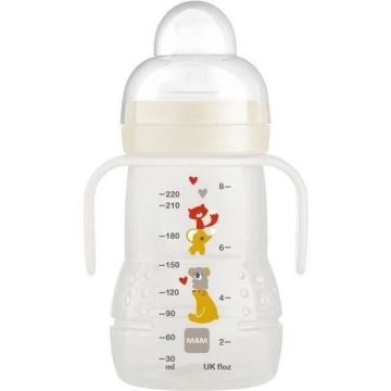 MAM Repas Biberon de Transition +4m Goutte Vert 220ml