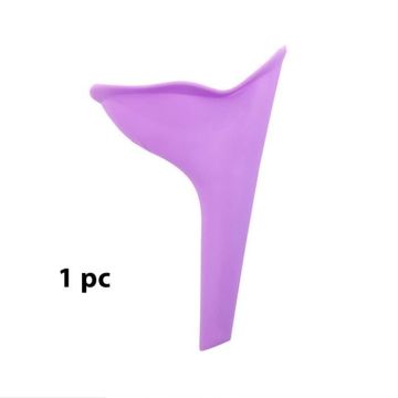 color purple 1 pc Urinoir pour femmes, voyage en plein air, Camping, urinoir Portable pour femmes, Silicone s