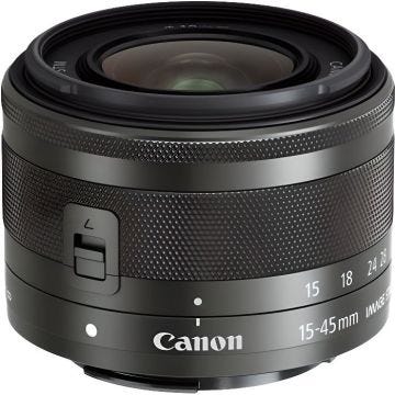 CANON Objectif EF-M 15-45mm f/3.5-6.3 IS STM Noir