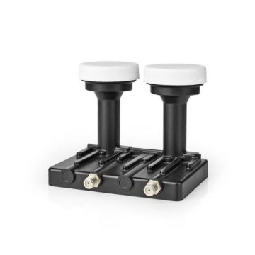 CAHORS LNB Monobloc Twin Réception 2 Satellites ASTRA 19,2° / HOTBIRD 13°