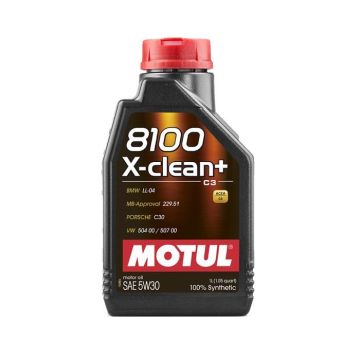 Motul 106376 Moteur 8100 X-Clean + 5 W-30, 1 l