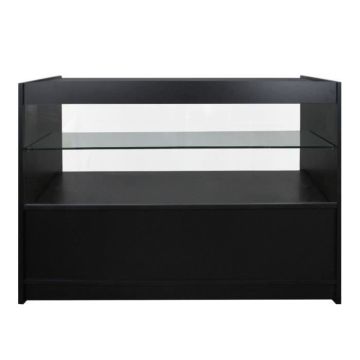 Set de Comptoirs de Vente Noir & Blanc C1200 C1200 CM60 - Collection Empereur - Vitrine de Présentation, Acceuil, Réception, Magas