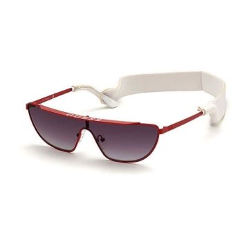 Guess lunettes de soleil GU7677 66B Rouge taille de la fumée Femme