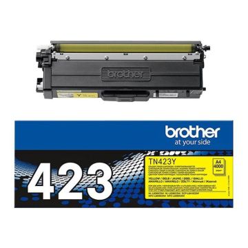 Cartouche de toner - BROTHER - TN423Y - Jaune
