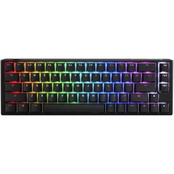 Ducky Channel One 3 SF Black (Cherry MX Silent Red) - Clavier haut de gamme - format ultra-compact 65% - interrupteurs mécaniques ro
