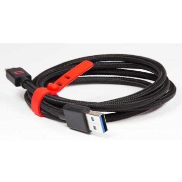 Câble USB de charge rapide CROSSCALL - USB-C (M) reversible - Noir - 1.2m