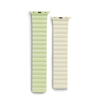 Bracelet magnét. "Fantastic Feel" pr Apple Watch 38/40/41mm, vert/bge