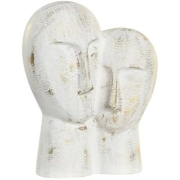 Figurine décorative - DKD HOME DECOR - Aluminium Blanc - 23 x 10 x 30 cm - Intérieur - Mixte