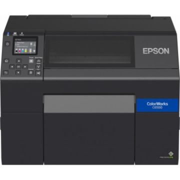 epson c6500ae 8in wide autocutter colour label printer noir noir Noir