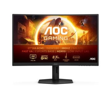 Écran incurvé 27" AOC G4 C27G4ZXU - Full HD - 0,3 ms - 300 cd/m² - HDMI, DisplayPort, USB
