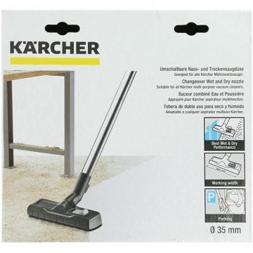 PIECES ASPIRATEUR NETTOYEUR PETIT ELECTROMENAGER 28631130 BROSSE UNIVERSELLE COMBINE = 28630000