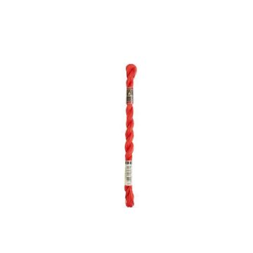Fil DMC Coton Perlé Small N8 Col. 350 Rouge