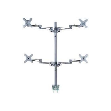 Kit de montage pour 4 écrans LCD - NEWSTAR - FPMA-D935D4 - Inclinaison et rotation - Argenté(e)