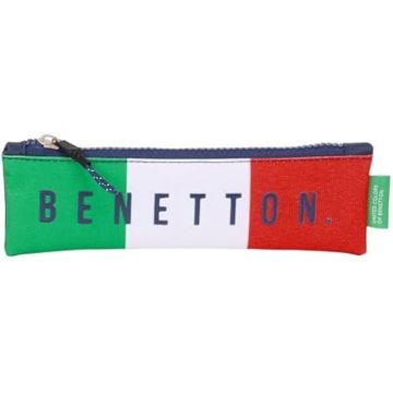 Trousse Scolaire - SAFTA - Benetton Flag - Multicolore - Confortable - Pour Enfants de 5 à 14 Ans