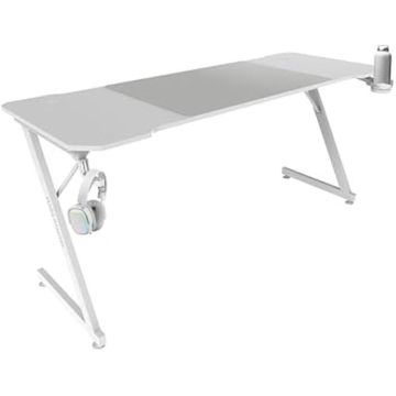 Bureau gaming - MARS GAMING - MGD-X160 - Surface ergonomique - Tapis de souris XXL - Support casque et boisson