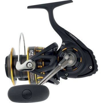 Moulinet de pêche Daiwa Black Gold - Roulement 6+1 - Bobine en aluminium