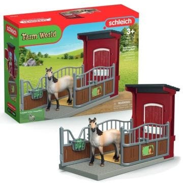 Coffret Box avec Jument Mustang, SCHLEICH 42724 Farm World, Dès 4 ans