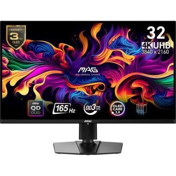 Écran PC - MSI - MAG 321UP QD-OLED - 80 cm - 4K Ultra HD - QDOLED Noir
