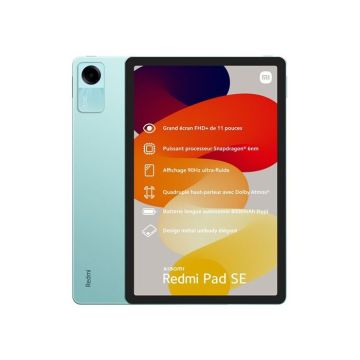 Tablette - XIAOMI - Redmi Pad SE - 11" - 128Go - Vert